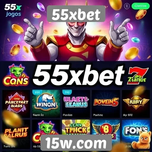 Jogos populares disponíveis na plataforma 55xbet