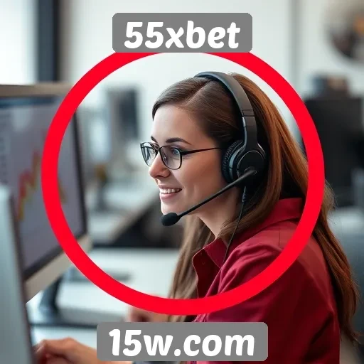 Suporte ao cliente do 55xbet em foco
